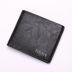 Men's Retro PU Leather Short Wallet Coin Purse