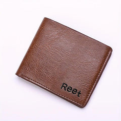 Men's Retro PU Leather Short Wallet Coin Purse