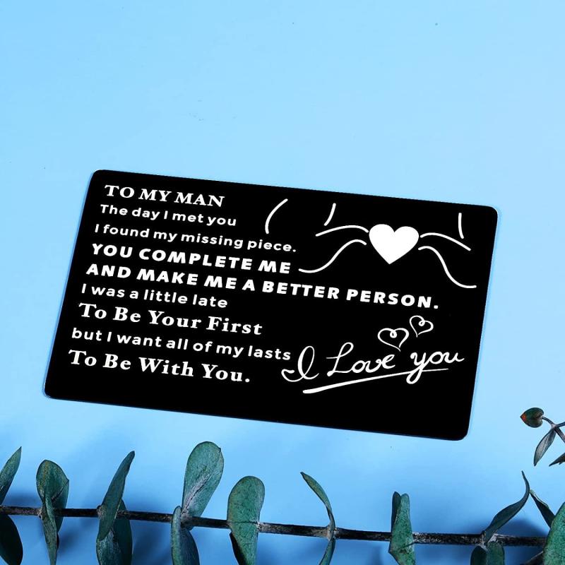 Casual Carved Alloy Card for Birthday Father's Christmas