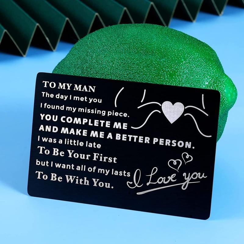 Casual Carved Alloy Card for Birthday Father's Christmas
