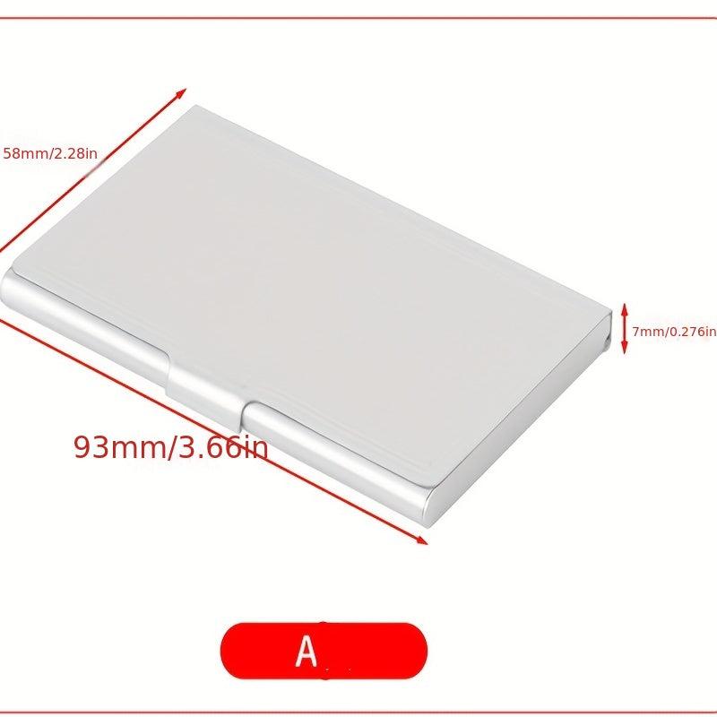 Men's Metal Business Card Holder Card Storage Box
