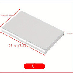 Men's Metal Business Card Holder Card Storage Box