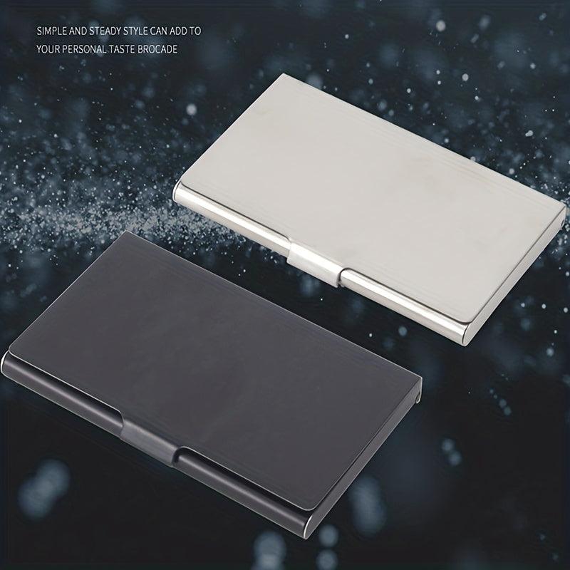 Men's Metal Business Card Holder Card Storage Box