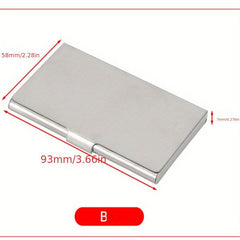 Men's Metal Business Card Holder Card Storage Box