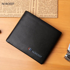 NORDEEP Vintage Lightweight Business Wallet With Card Slots