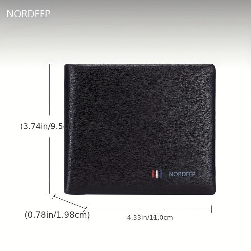 NORDEEP Vintage Lightweight Business Wallet With Card Slots