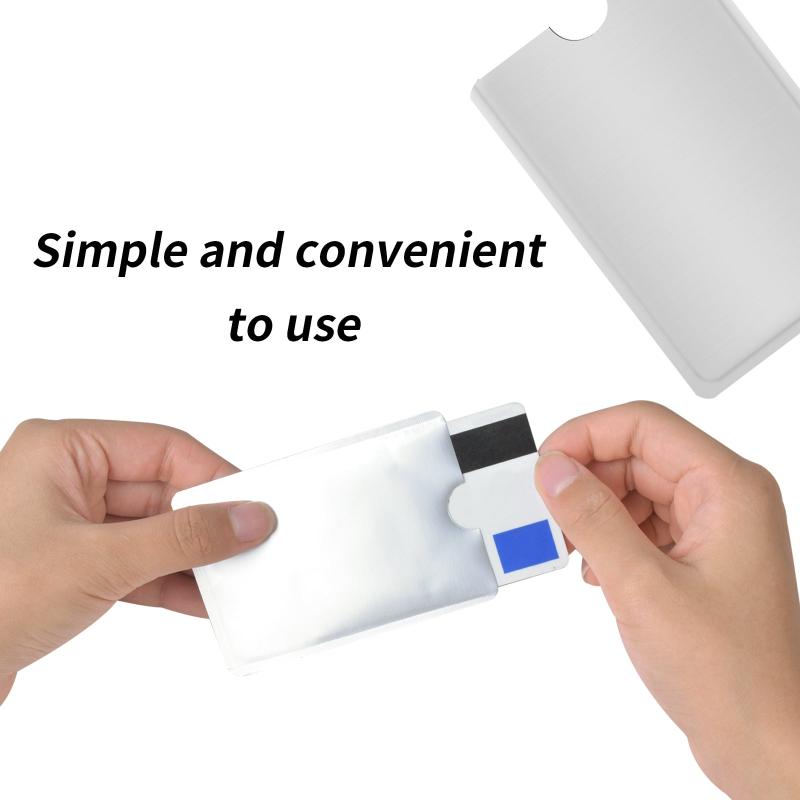 30PCS Credit Card Sleeves Anti Theft Waterproof Protector