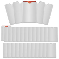 30PCS Credit Card Sleeves Anti Theft Waterproof Protector