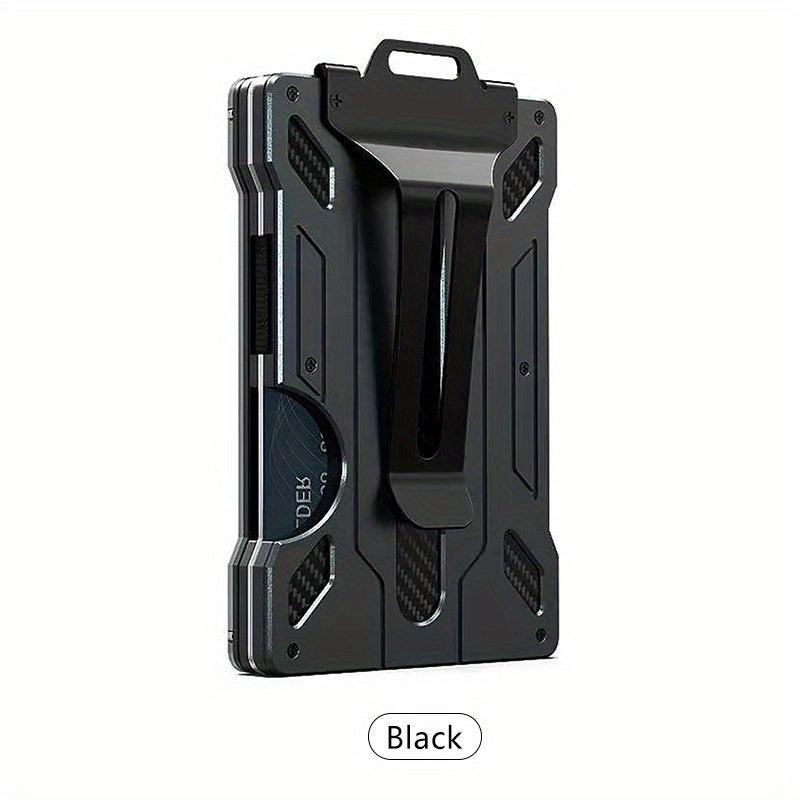 Minimalist Aluminum Card Holder RFID Wallet Money Clip