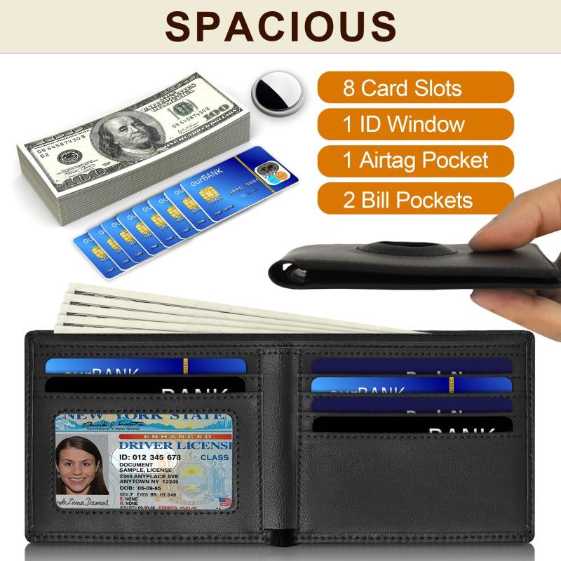 Tracker Small RFID Blocking Card Case Bifold Card Holder