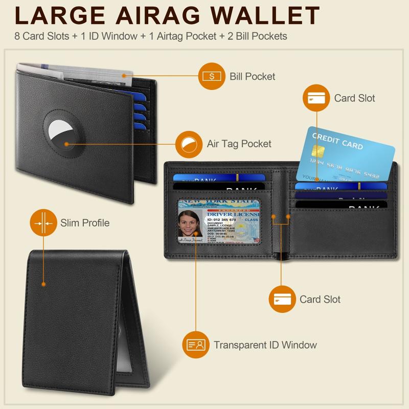 Tracker Small RFID Blocking Card Case Bifold Card Holder