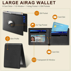 Tracker Small RFID Blocking Card Case Bifold Card Holder