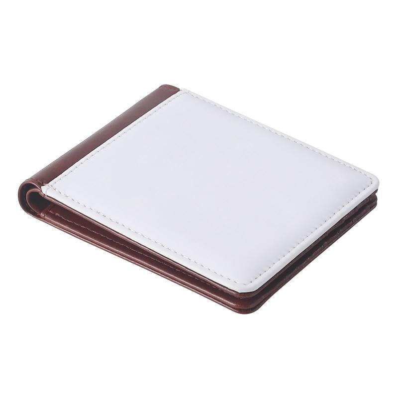 Men's Leather Short Wallet Large Capacity Card Holder
