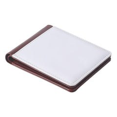 Men's Leather Short Wallet Large Capacity Card Holder