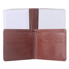 Men's Leather Short Wallet Large Capacity Card Holder