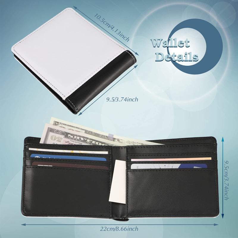 Men's Leather Short Wallet Large Capacity Card Holder