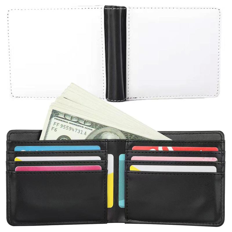 Men's Leather Short Wallet Large Capacity Card Holder
