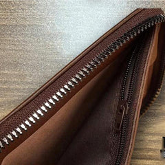 Pattern Zipper Card Holder Short Wallet Leather Large Capacity