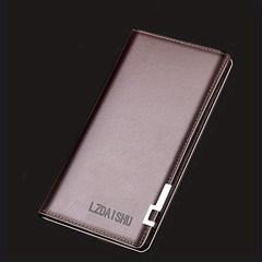 Men's Long Wallet Cash Purse Clutch Bag Phone Pouch Money Clip