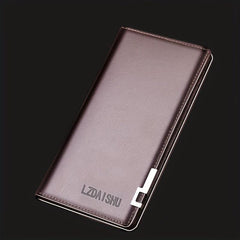 Men's Long Wallet Cash Purse Clutch Bag Phone Pouch Money Clip