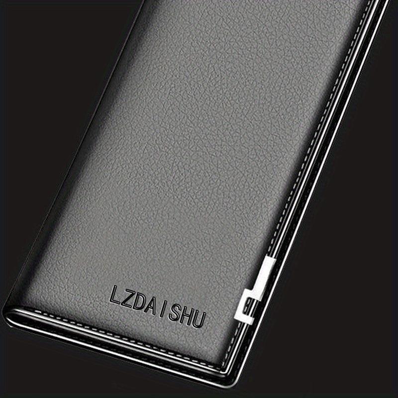 Men's Long Wallet Cash Purse Clutch Bag Phone Pouch Money Clip