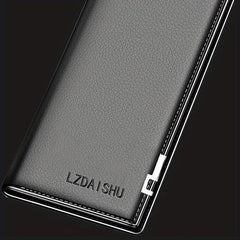 Men's Long Wallet Cash Purse Clutch Bag Phone Pouch Money Clip
