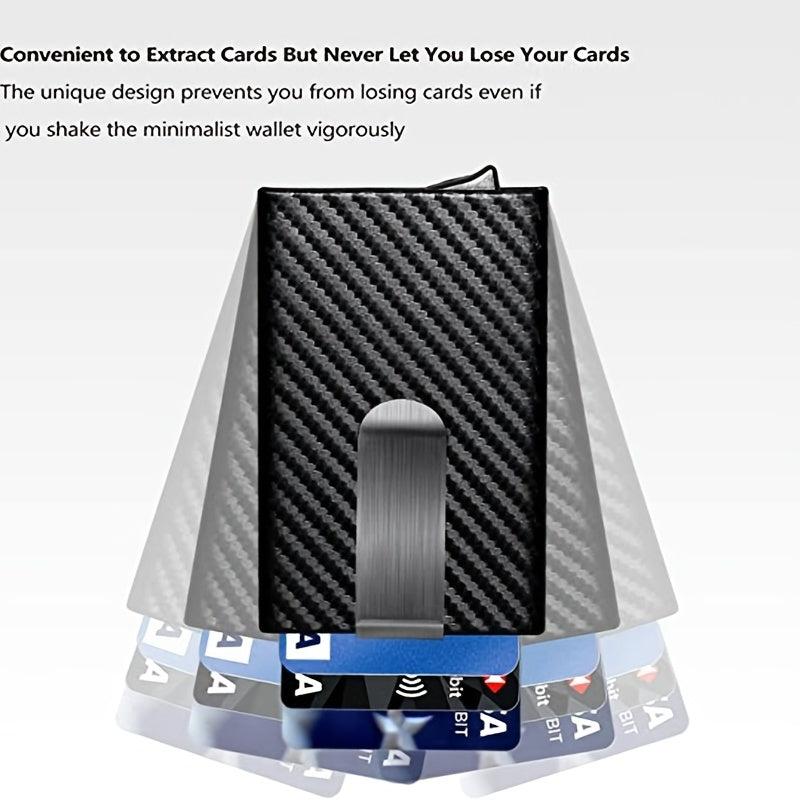 RFID Slim Pop Up Blocking Card Wallet For Men