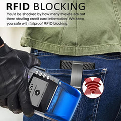 RFID Slim Pop Up Blocking Card Wallet For Men
