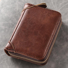 Large Capacity Leather Card Holder Multifunction Wallet