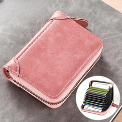 Large Capacity Leather Card Holder Multifunction Wallet
