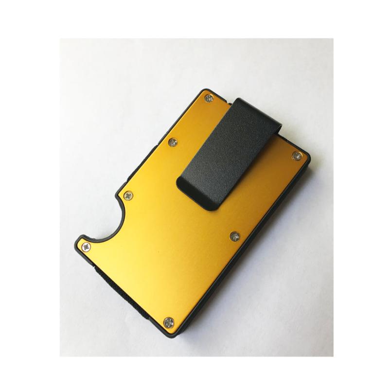 Men's Slim RFID Blocking Credit Card Holder Aluminum Wallet