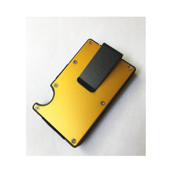 Men's Slim RFID Blocking Credit Card Holder Aluminum Wallet