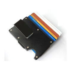 Men's Slim RFID Blocking Credit Card Holder Aluminum Wallet