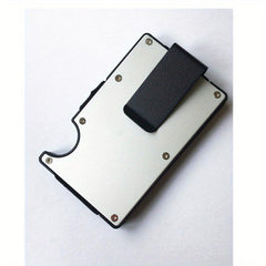 Men's Slim RFID Blocking Credit Card Holder Aluminum Wallet