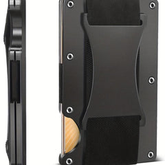 Men's Slim RFID Blocking Credit Card Holder Aluminum Wallet