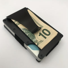 Men's Slim RFID Blocking Credit Card Holder Aluminum Wallet