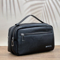 Men's Large Capacity Zipper Wrist Clutch Bag