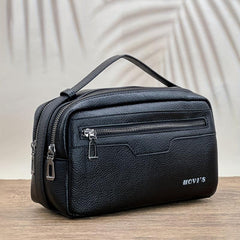 Men's Large Capacity Zipper Wrist Clutch Bag