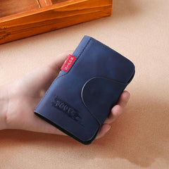 Men's PU Leather Business Card Holder Credit Card Case