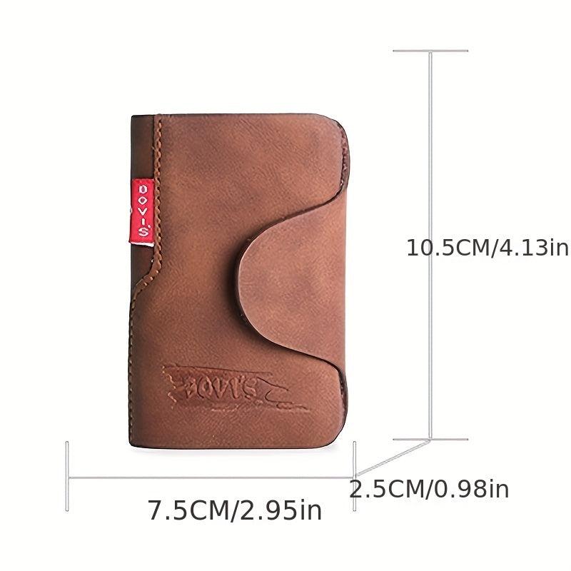 Men's PU Leather Business Card Holder Credit Card Case