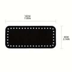 Bag Bottom Handbag Bottom Shaper Pad With Hole for DIY Crochet Bag