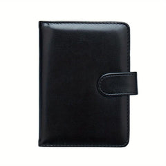 Men's PU Leather Passport Holder Ticket Holder Coin Purse