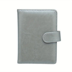 Men's PU Leather Passport Holder Ticket Holder Coin Purse