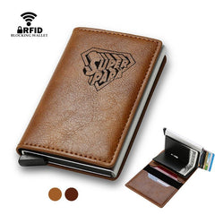 RFID Blocking Card Holder Automatic Pop up Money Clip Gift