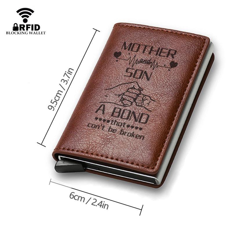 RFID Blocking Card Holder Auto Pop up Money Clip