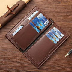 Men's Long Clutch Wallet Large Capacity Card Holder