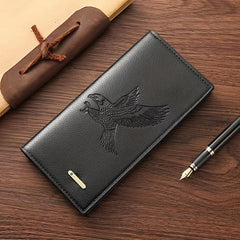Men's Long Clutch Wallet Large Capacity Card Holder