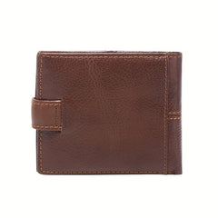 Men's Stitching Short Wallet Money Clip Wallet Random