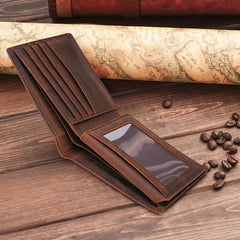 Men's Leather Wallet Rfid Blocking Wallets Credit Card Holder Money Clip