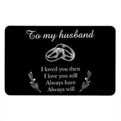 1pc Alloy Wallet Inner Shirt Card Christmas Postcard